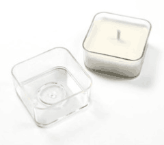 Clear Plastic Tea Light Candle Cups